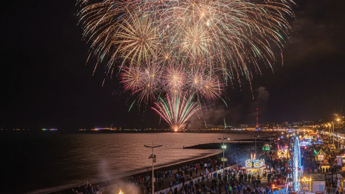 Bonfire Night in Blyth