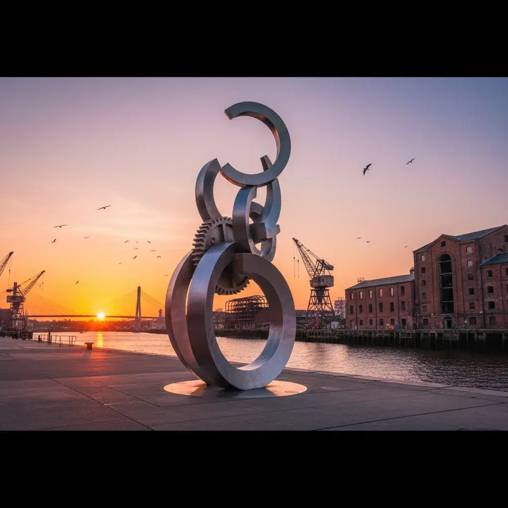 The Spirit of the Staithes: Blyth's Quayside Landmark